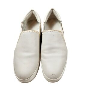 Vince Womens Warren Platform Slip On Sneakers White Leather Size 9M EUR 40